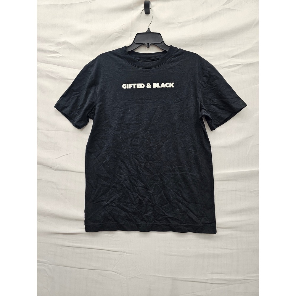 Black History Month Mens Graphic T-Shirt Black Cotton Blend Casual Size Small